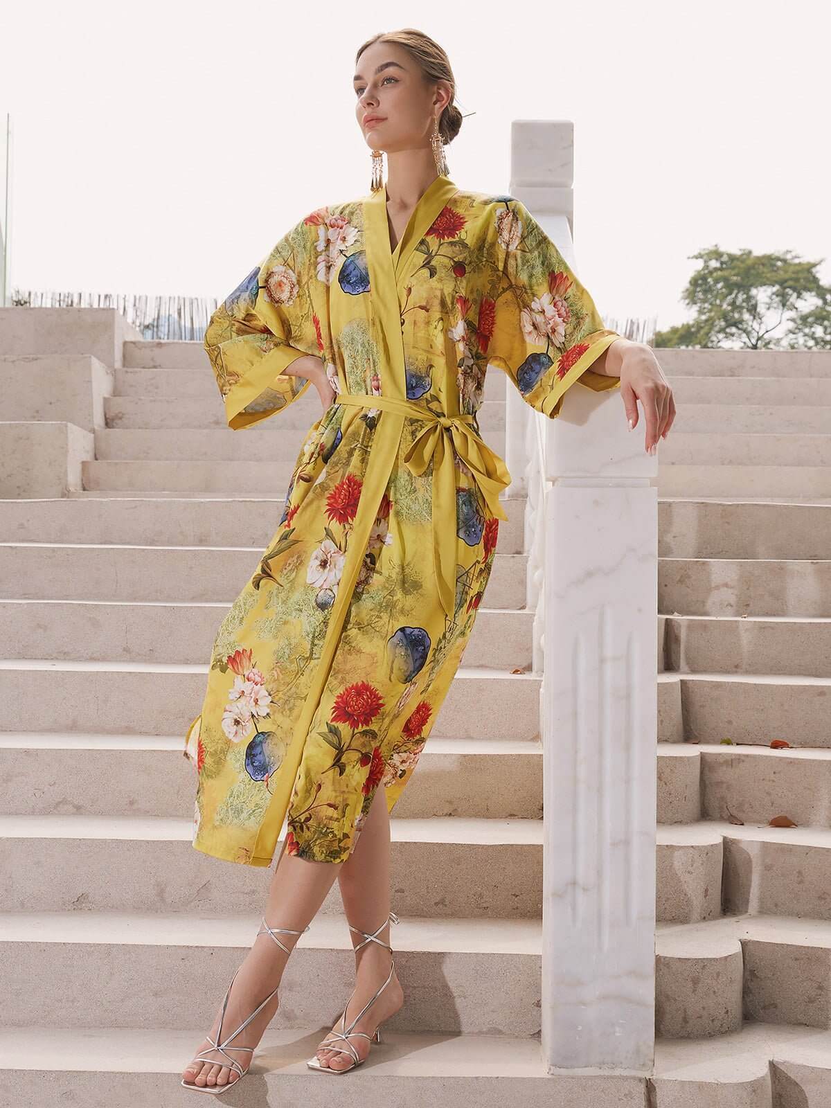 Luxury Silk Robe pajama sets for women Best Gift Guide for her Wedding Gift | Ulivary